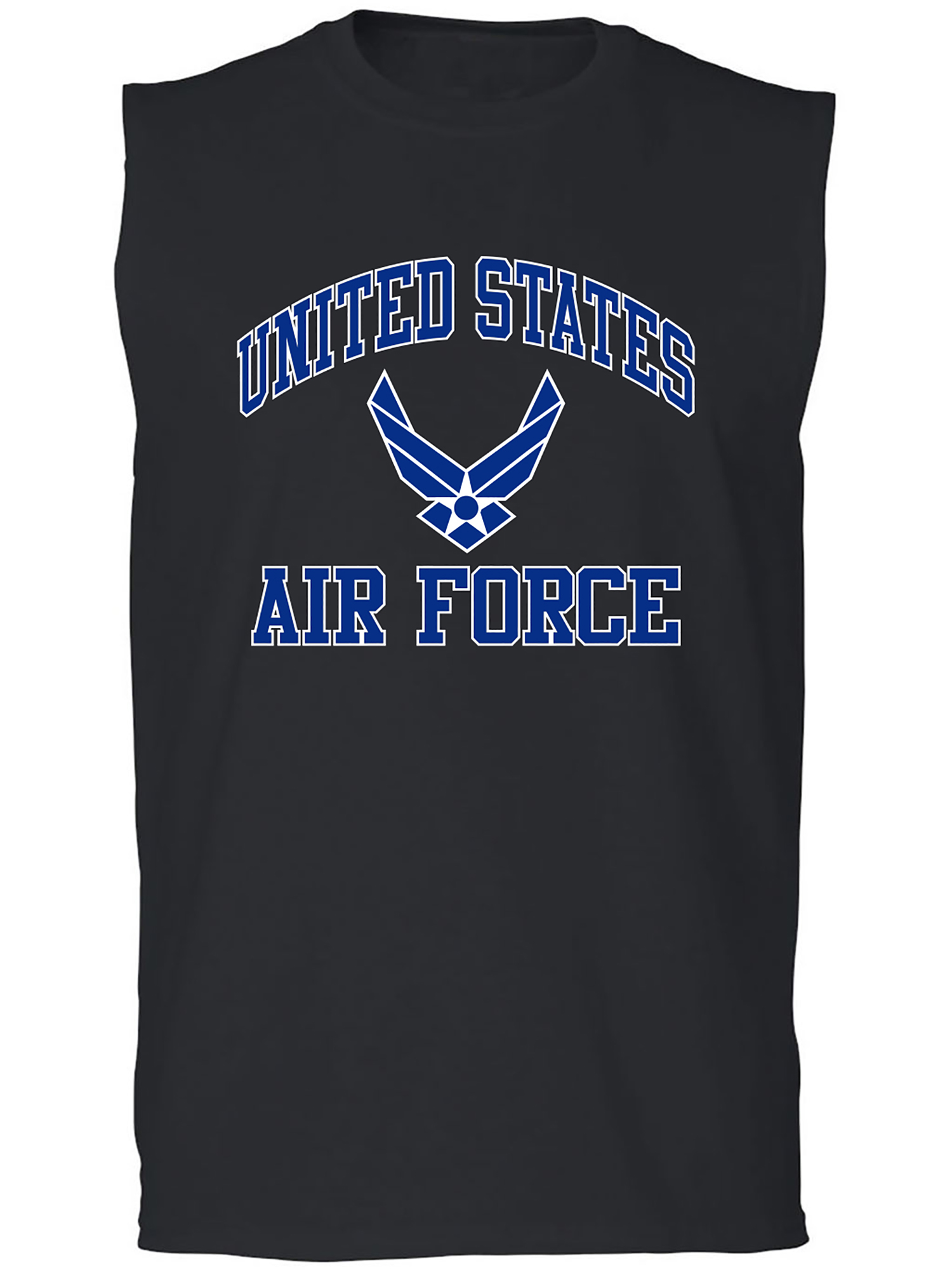 Air Force Wings Blue/White Adult Sleeveless Tee